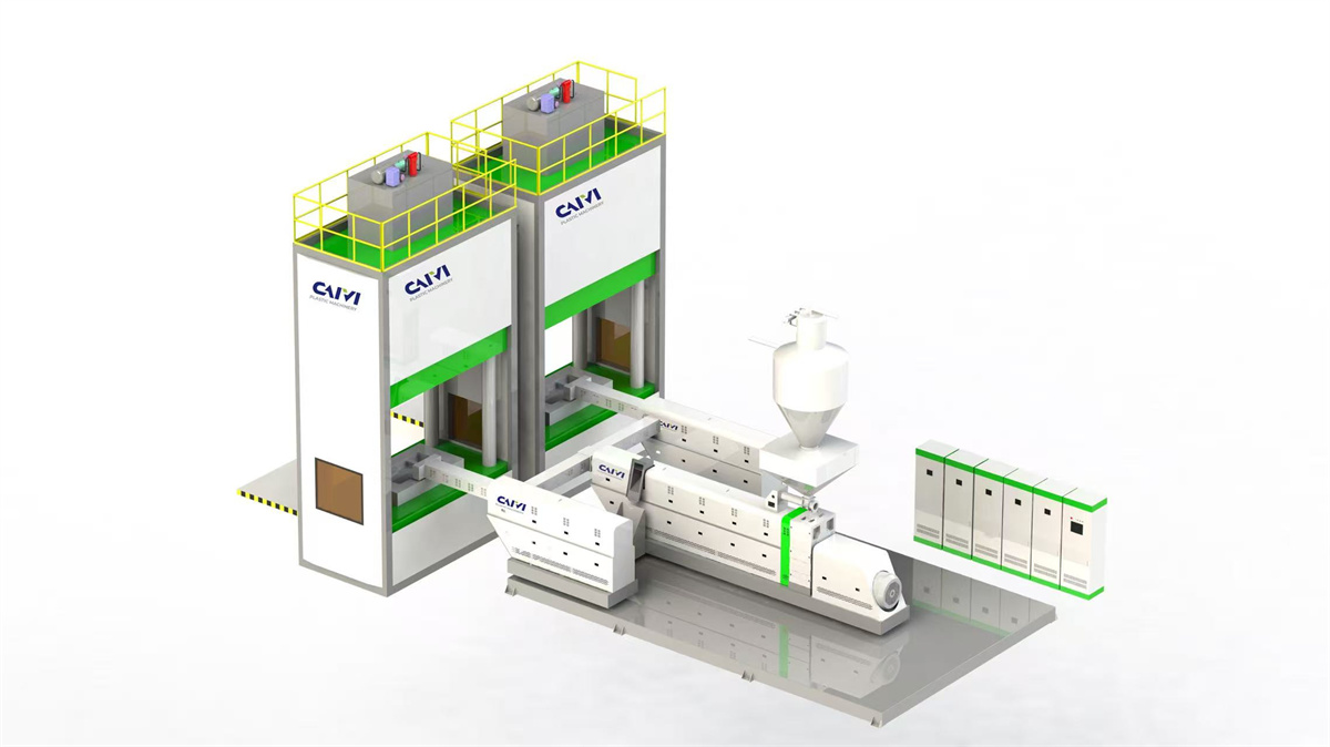 Full Automatic Molding Pallet Production Line for Low-Value Waste Plastics